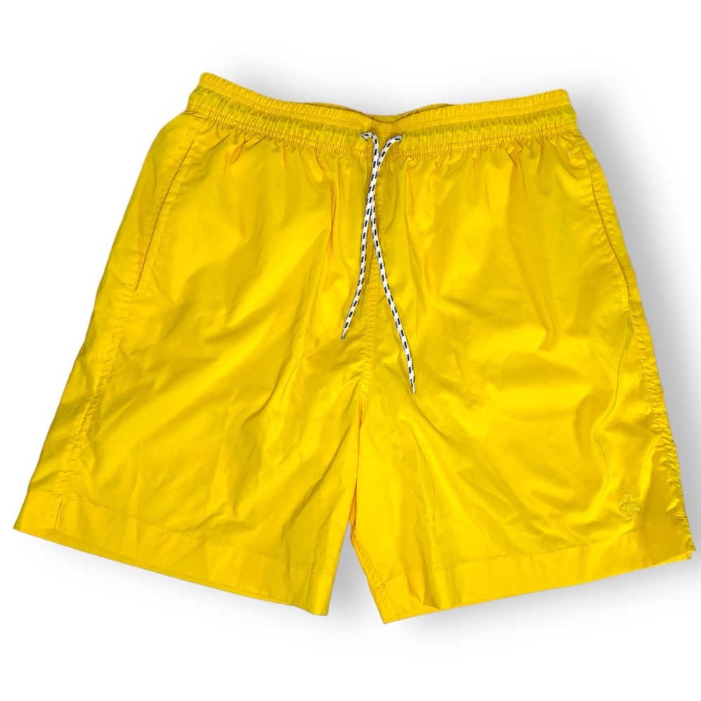 Brooks Brothers Yellow swim trunks size M